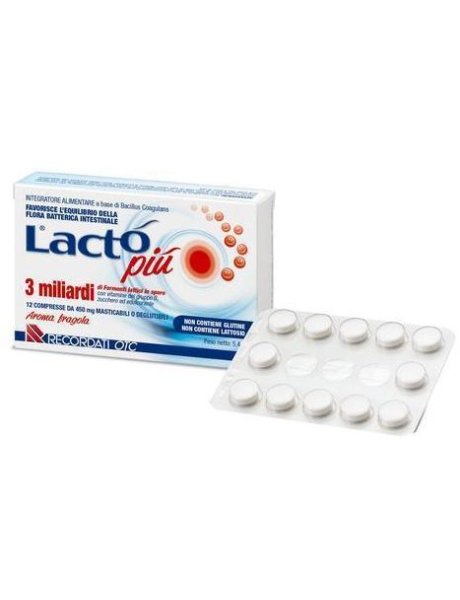 LACTO PIU' Integr. 12 Cpr