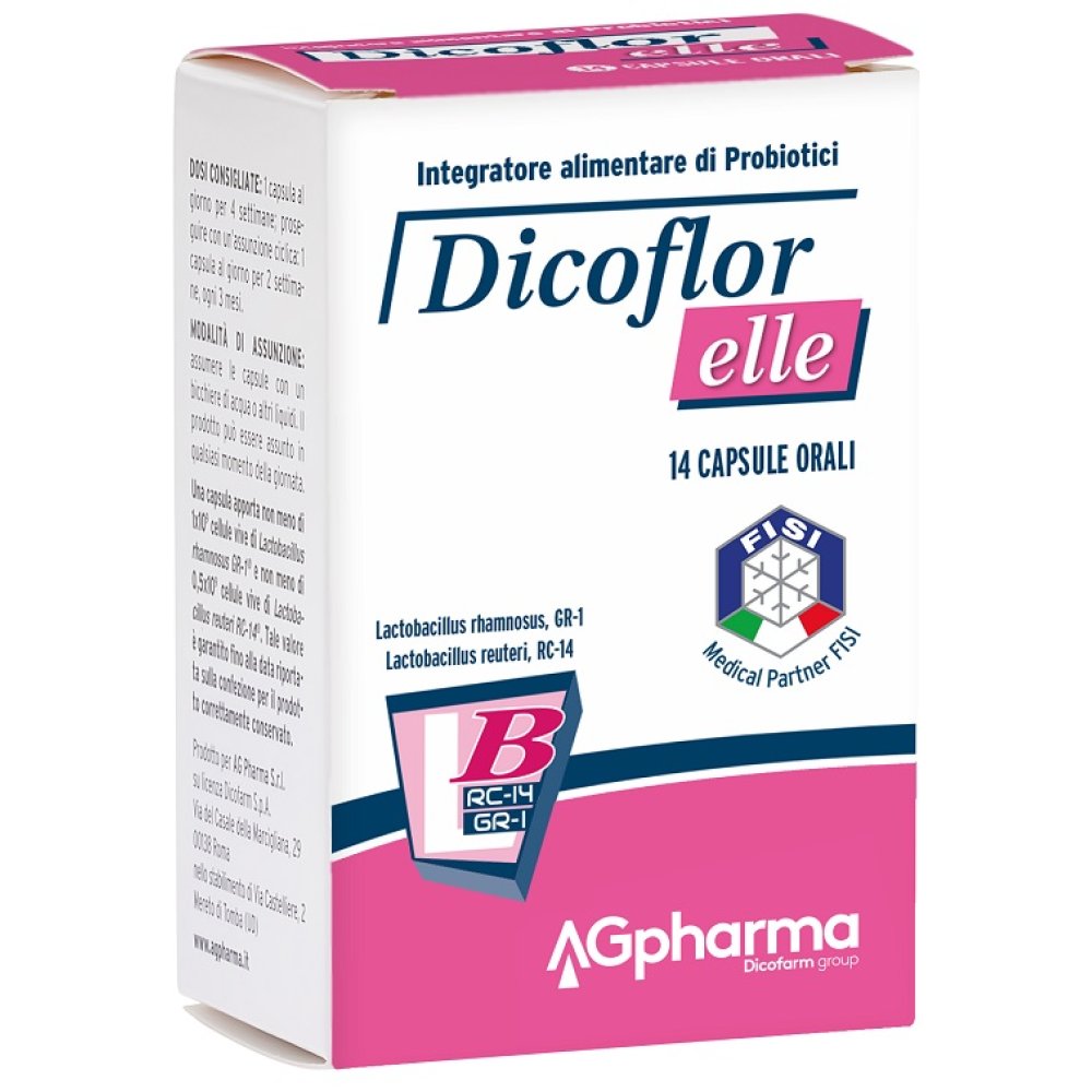 DICOFLOR ELLE PROBIOTICO 14CPS