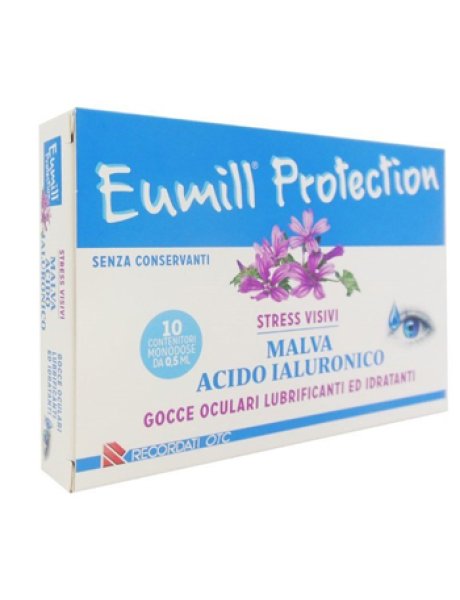 EUMILL PROTECTION GOCCE OCULARI 10 FLACONCINI MONODOSE 0,5 ML