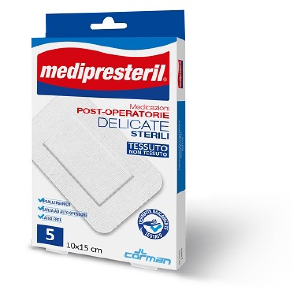 MEDICAZIONE MEDIPRESTERIL POST OPERATORIA DELICATA STERILE 7X5 5 PEZZI