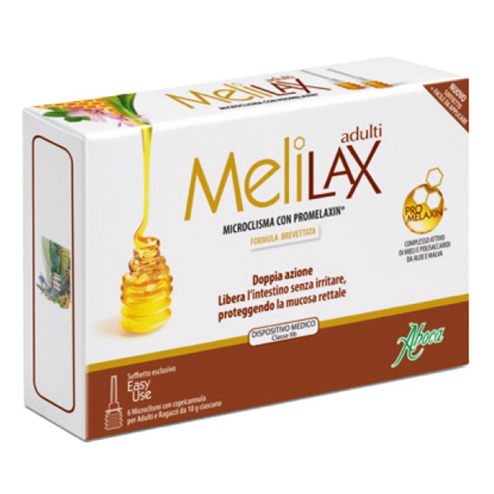 ABOCA MELILAX ADULTI MICROCLISMI 6 PEZZI 10 G