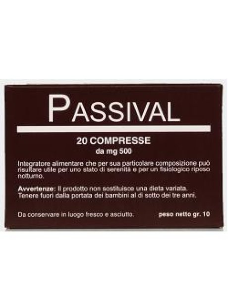 PASSIVAL Compresse