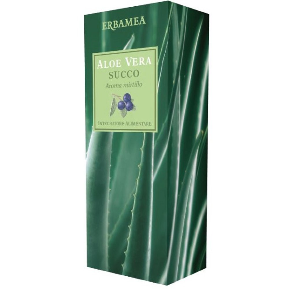 Erbamea ALOE VERA SUCCO MIRTILLO 500ML - Un sorso di benessere