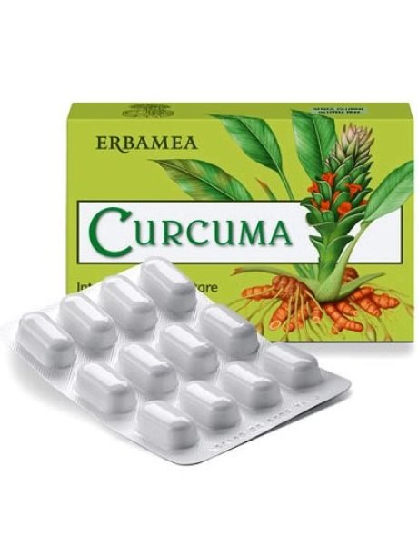 CURCUMA 24 Compresse vegetali Erbamea -  per la funzionalità articolare e come antiossidante.