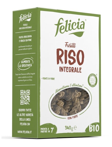 FELICIA BIO RISO INTEGRALE FUSILLI 340 G