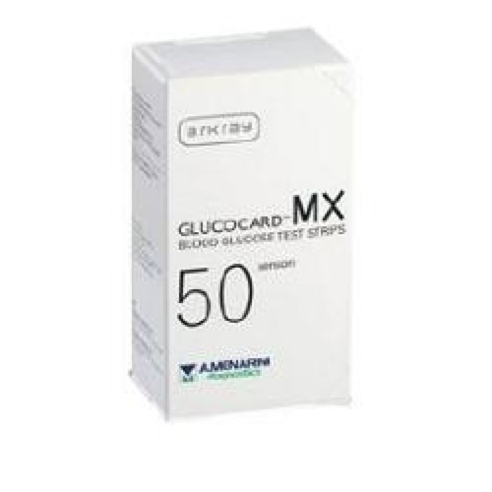 GLUCOCARD MX BLOOD GLUCOSE STRIPS 50PZ