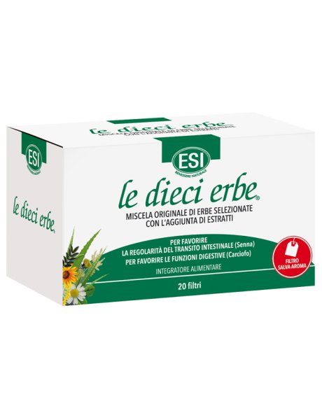 LE DIECI ERBE Tisana 20 Filtri