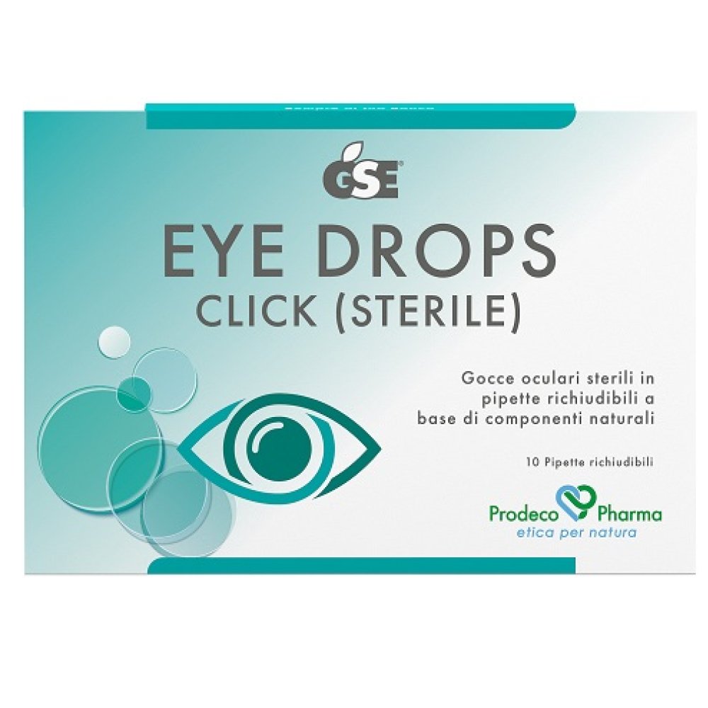GSE EYE DROPS CLICK GOCCE OCULARI 10 PIPETTE 0,5 ML
