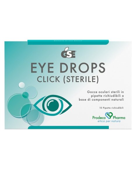 GSE EYE DROPS CLICK GOCCE OCULARI 10 PIPETTE 0,5 ML