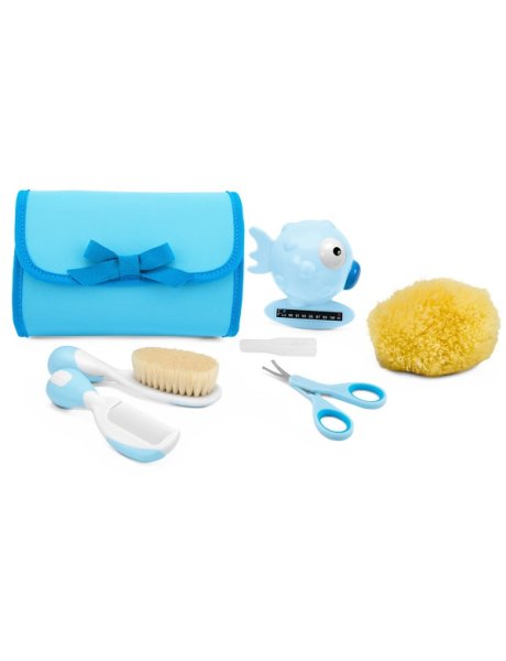 CHICCO Set Igiene Azzurro 0m+ - Un'esplosione di dolcezza per il tuo piccolo