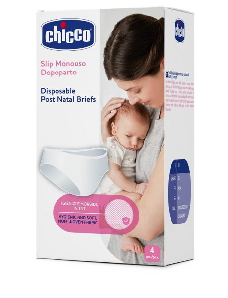 CHICCO MAMMA DONNA SLIP TESSUTO NON TESSUTO MISURA 3 4 PEZZI