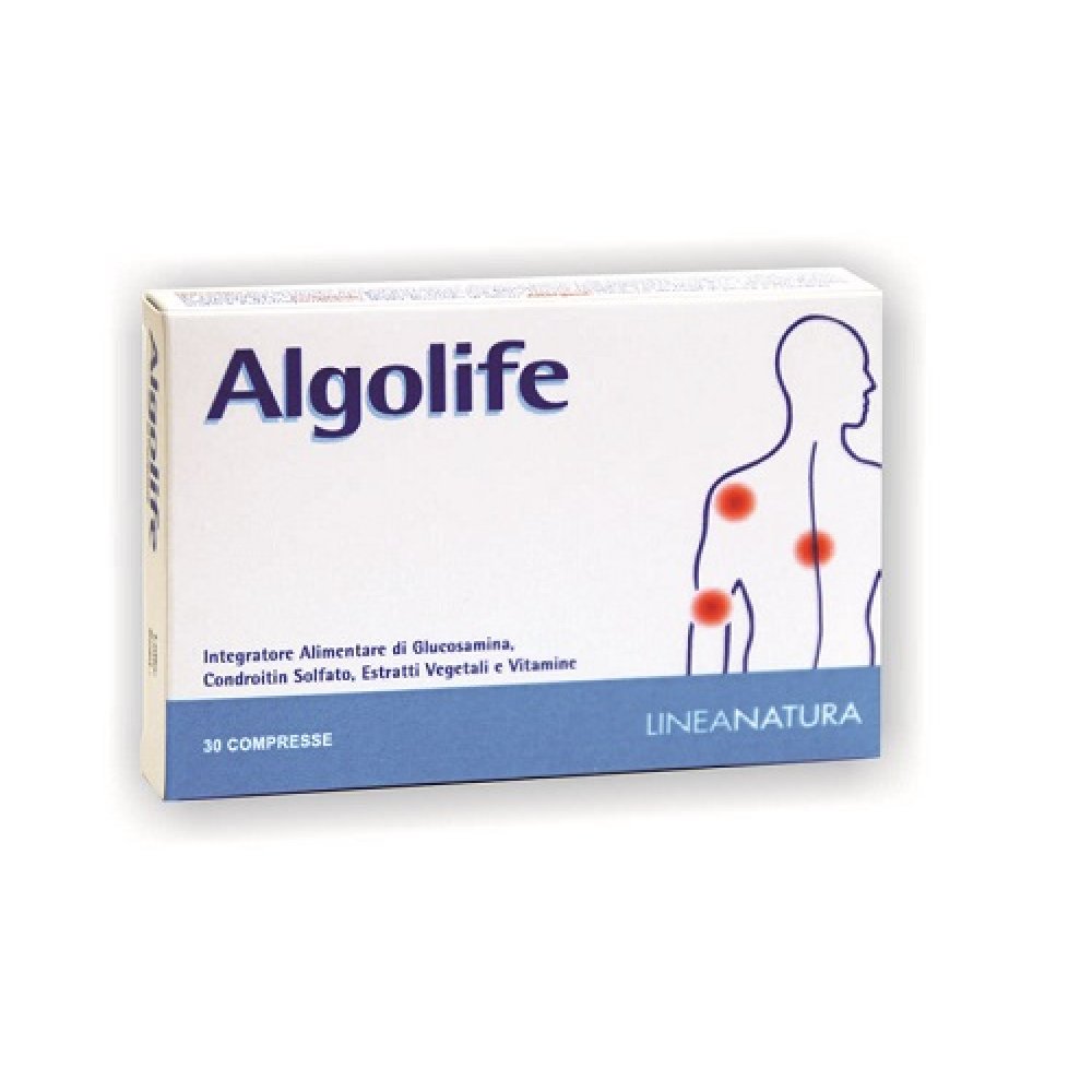 ALGOLIFE 30 Compresse - Integratore Alimentare di Glucosamina, Condroitin Solfato, Estratti Vegetali e Vitamine