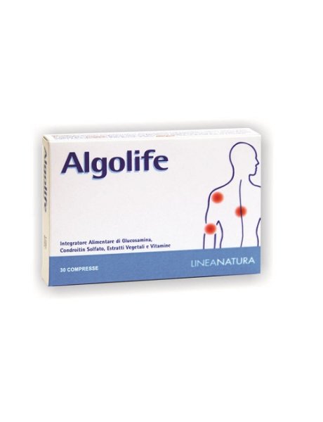 ALGOLIFE 30 Compresse - Integratore Alimentare di Glucosamina, Condroitin Solfato, Estratti Vegetali e Vitamine