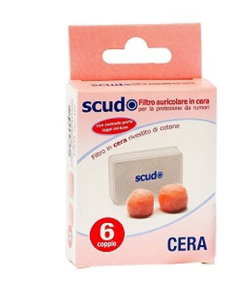 EARPLUG SCUDO CERA 6COPPIE 12P