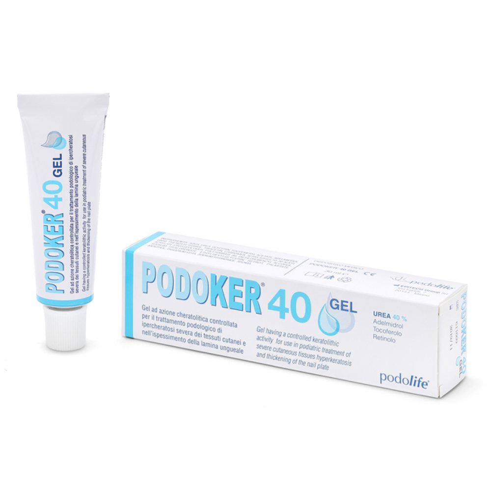 PODOKER 40 GEL AZIONE CHERATOLITICA TUBO DA 30 ML CON APPLICATORE