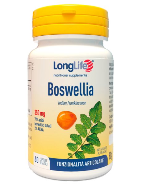 LONGLIFE BOSWELLIA 60 CAPSULE VEGETALI
