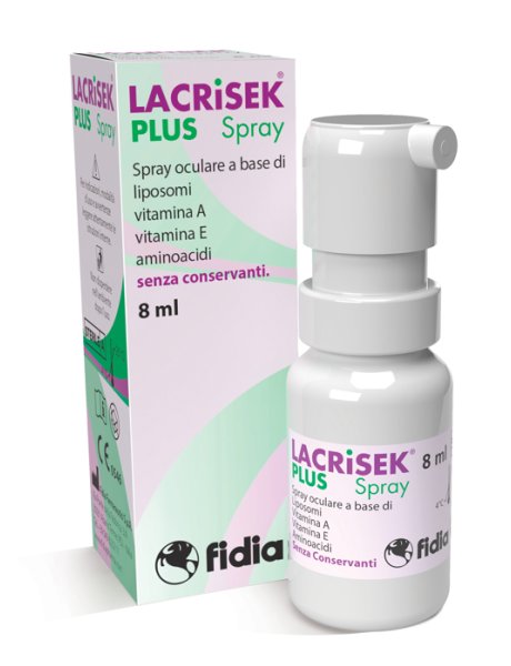 LACRISEK PLUS SPRAY SENZA CONSERVANTI SOLUZIONE OFTALMICA 8ML