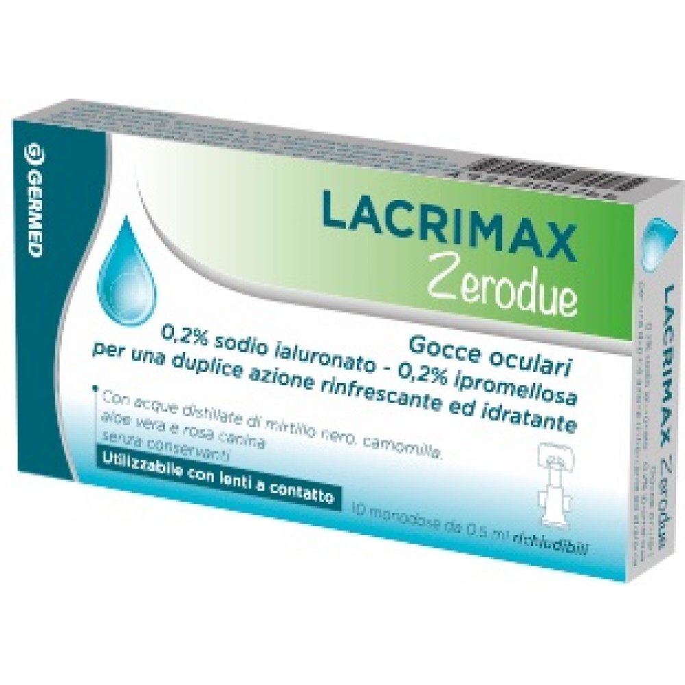 LACRIMAX ZERODUE GOCCE OCULARI 10FLC MD 0,5ML