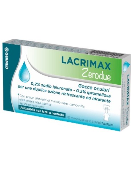 LACRIMAX ZERODUE GOCCE OCULARI 10FLC MD 0,5ML