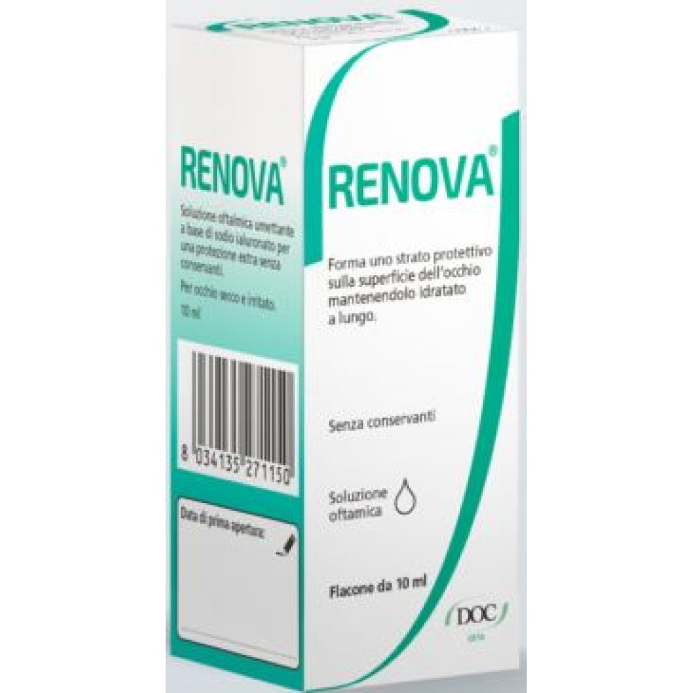 RENOVA COLLIRIO SOLUZIONE FL 10ML S/CONSERVANTI