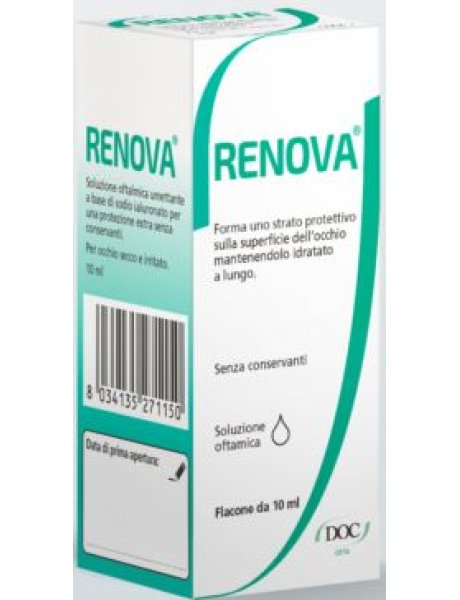 RENOVA COLLIRIO SOLUZIONE FL 10ML S/CONSERVANTI