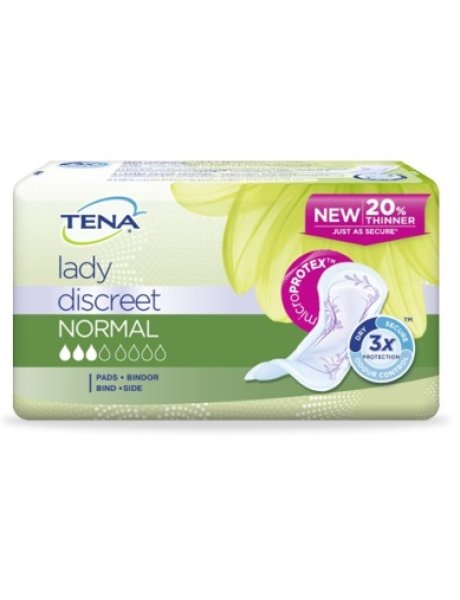 PANNOLONE SAGOMATO TENA DISCREET NORMAL 12 PEZZI