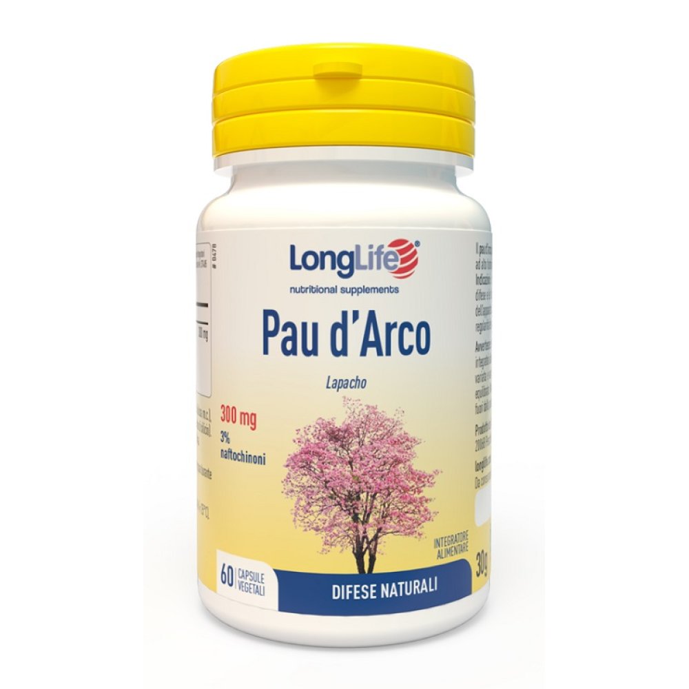 LONGLIFE PAU DARCO 300mg 60Cps