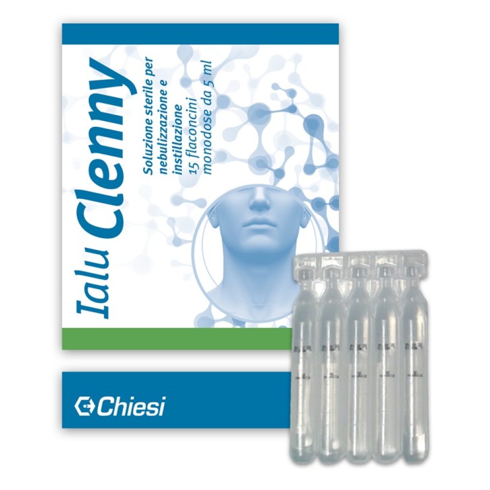 IALU CLENNY 15 FLACONCINI 5 ML SOLUZIONE STERILE PER NEBULIZZAZIONE E INSTILLAZIONE CON ACIDO IALURONICO