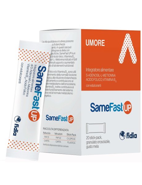 SAMEFAST UP 20 STICK PACK GRANULATO OROSOLUBILE GUSTO ANANAS