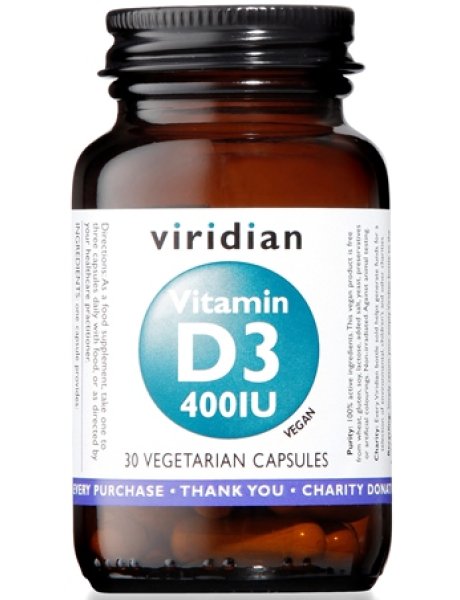 VITAMIN D3 400IU 30CPS VEG