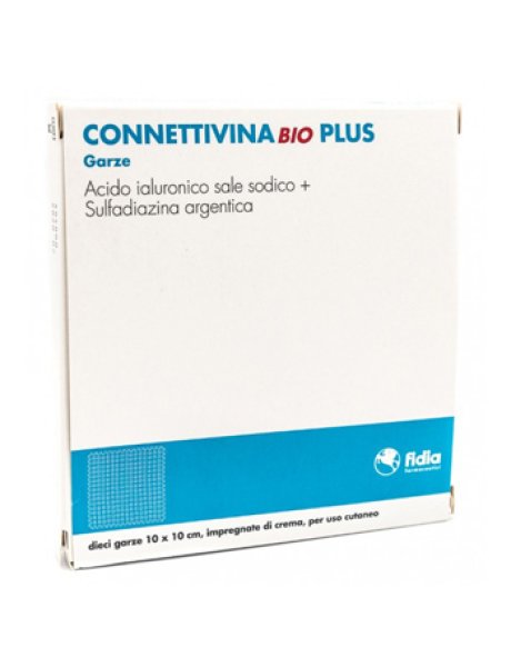 CONNETTIVINABIO PLUS GARZA 10 X 10 CM 10 PEZZI