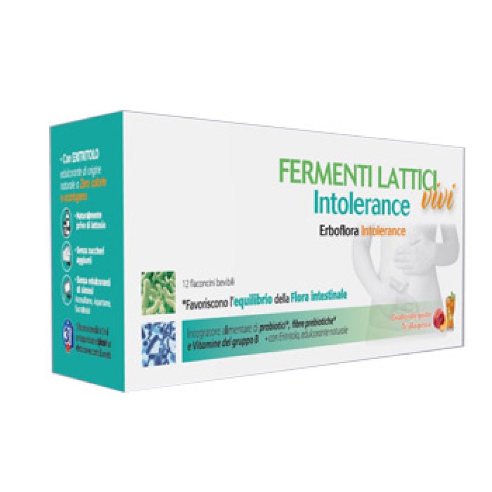 ERBOFLORA INTOLLERANCE 12FLACONCINI 10ML S/LATTOSIO