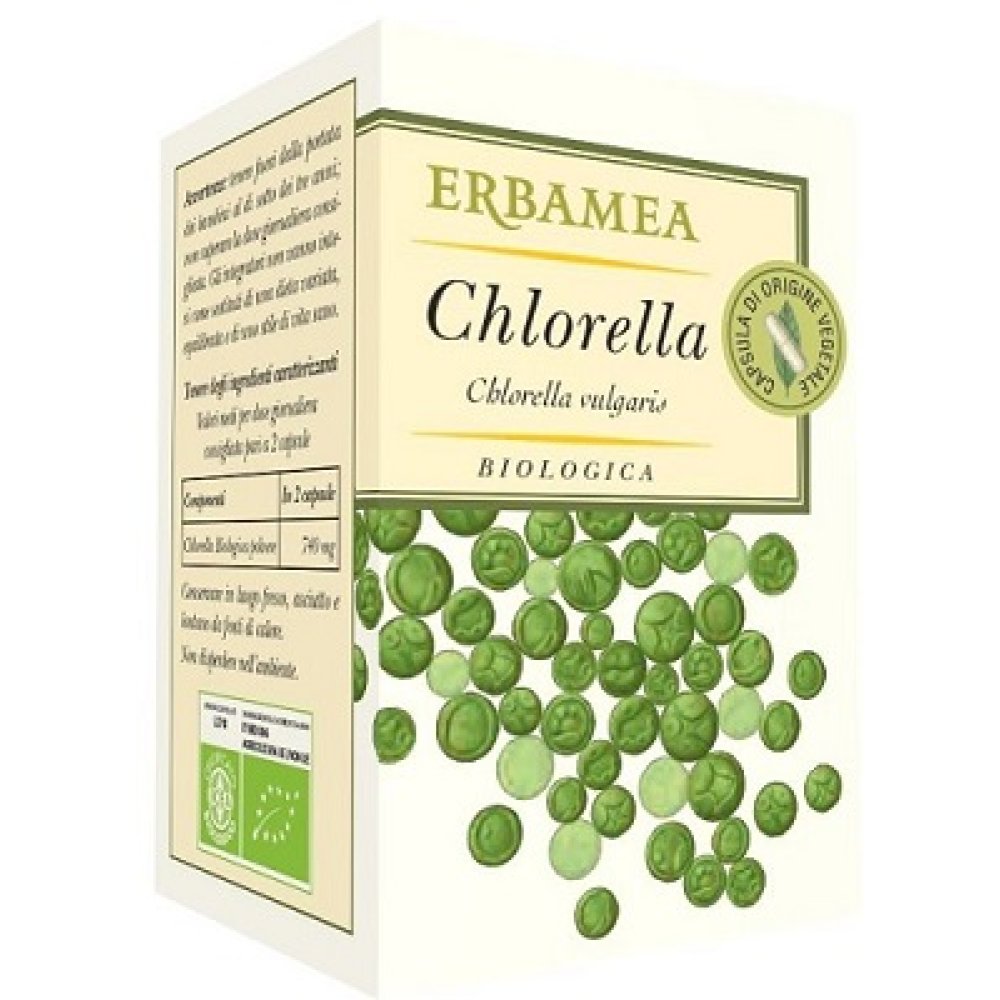 ERBAMEA CHLORELLA BIOLOGICA 50 Compresse - utile per coadiuvare le funzioni depurative dell'organismo.