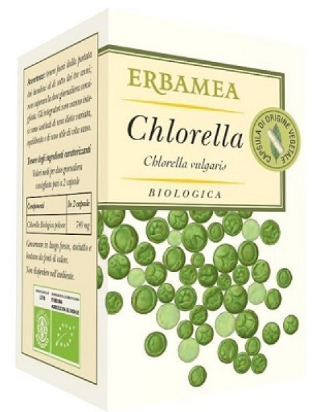 ERBAMEA CHLORELLA BIOLOGICA 50 Compresse - utile per coadiuvare le funzioni depurative dell'organismo.