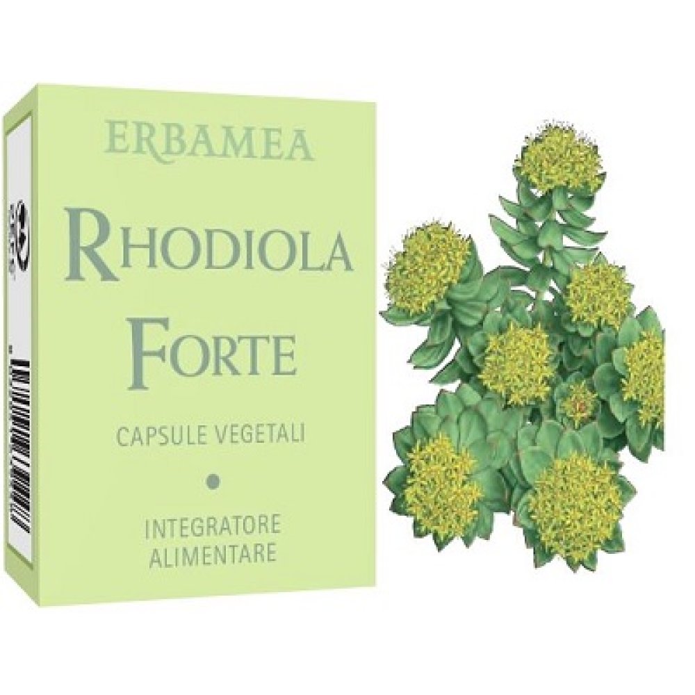 RHODIOLA Forte 24 Compresse Erbamea - utile in caso di stanchezza fisica e mentale.