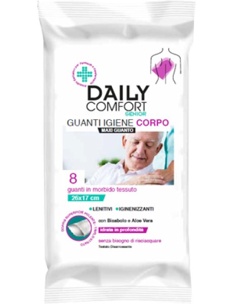 DAILY Comf.Senior Guanti 8pz