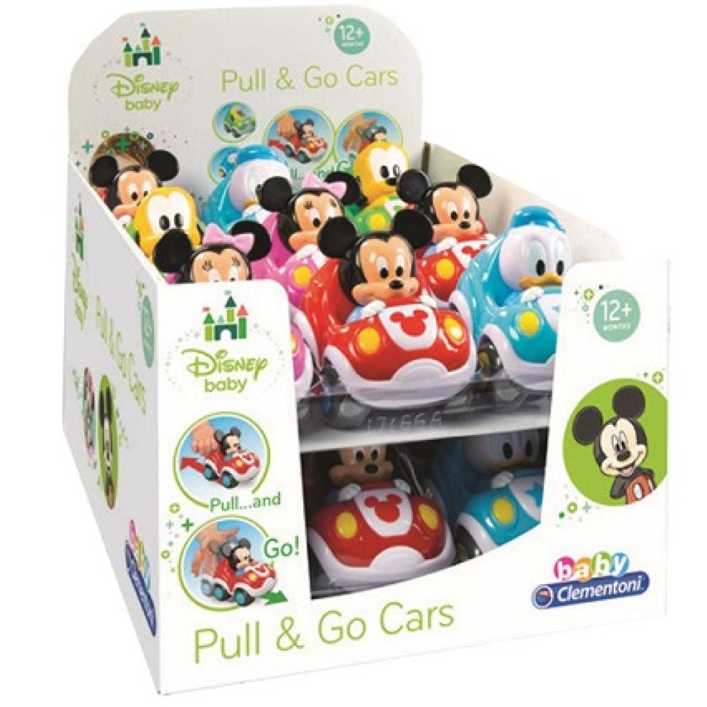 DISNEY BABY MACCHININE PULL BACK 18PZ