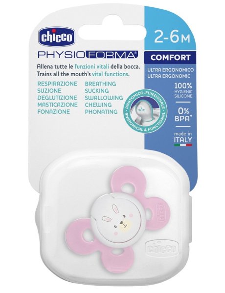 CHICCO SUCCHIETTO COMFORT GIRL IN SILICONE 0-6 MESI 1 PEZZO