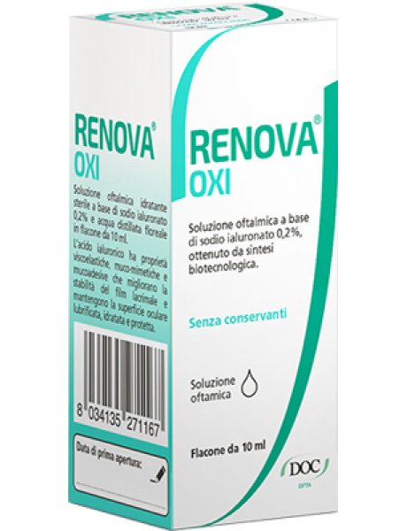 RENOVA OXI COLLIRIO SOLUZ OFTALMICA FL 10ML