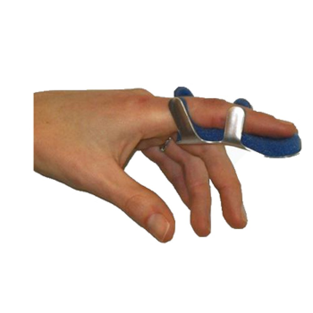STECCA PER FRATTURA DITA A RANETTA FARMASPLINT MISURA GRANDEIN ALLUMINIO MODELLABILE CON IMBOTTITURA IN SPUGNA POLIURETANICA ANTIALLERGICA RADIOTRASPARENTE 10 CM 1 PEZZO