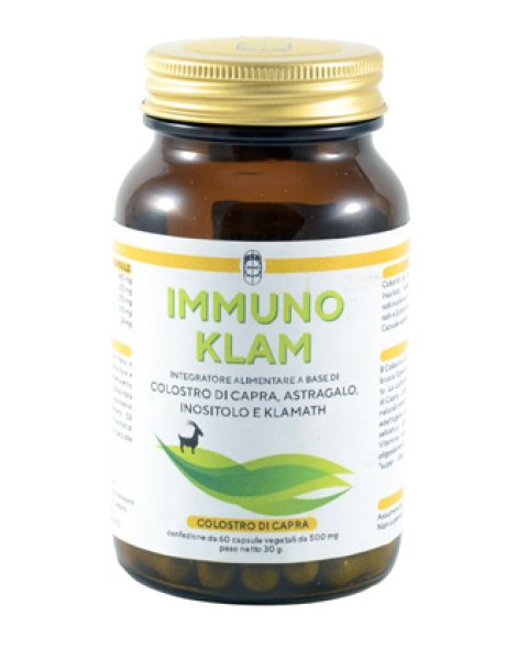 IMMUNO KLAM COLOSTRO CAPR60CPS
