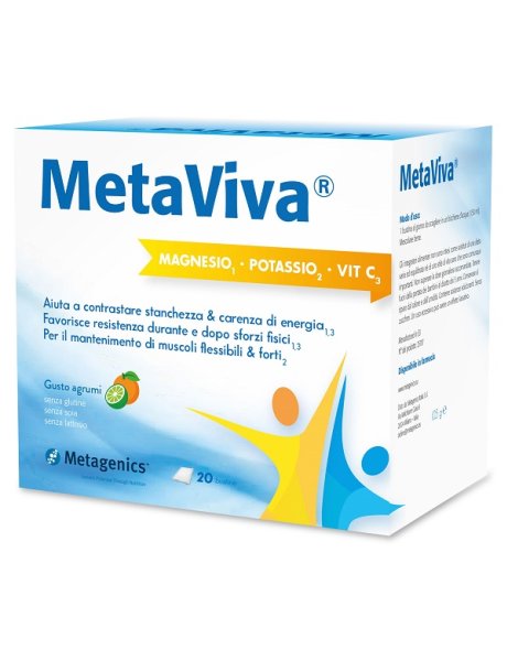 METAVIVA MG/K/VIT C 20 Bust.