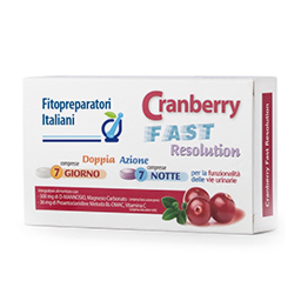 CRANBERRY FAST RESOLUTION 7COMPRESSE + 7COMPRESSE