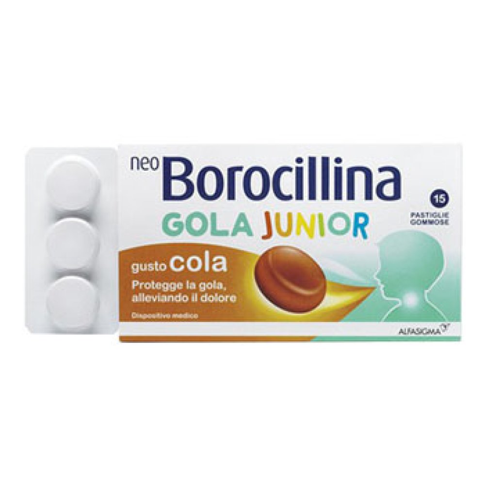 NEOBOROCILLINA GOLA JUNIOR 15PAST GOMMOSE ALLA COLA