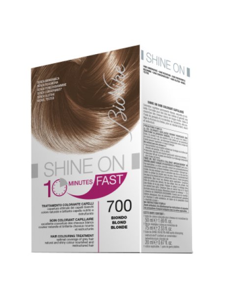 BIONIKE SHINE ON FAST TRATTAMENTO COLORANTE CAPELLI BIONDO 700 FLACONE 60 ML + TUBO 60 ML BIONIKE SHINE ON FAST TRATTAMENTO COLORANTE CAPELLI BIONDO 700 FLACONE 60 ML + TUBO 60 ML