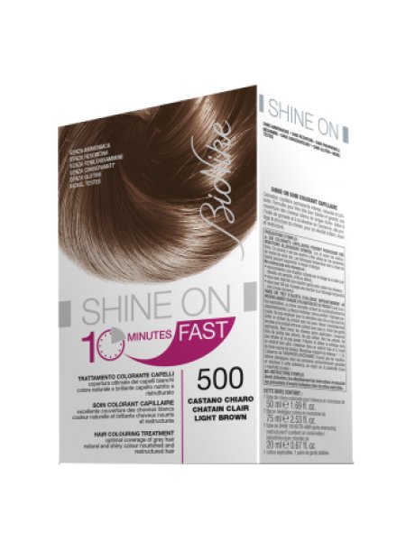 BIONIKE SHINE ON FAST TRATTAMENTO COLORANTE CAPELLI CASTANOCHIARO 500 FLACONE 60 ML + TUBO 60 ML BIONIKE SHINE ON FAST TRATTAMENTO COLORANTE CAPELLI CASTANOCHIARO 500 FLACONE 60 ML + TUBO 60 ML