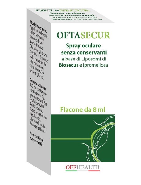 OFTASECUR BIOSECUR SPRAY OCULARE 8 ML