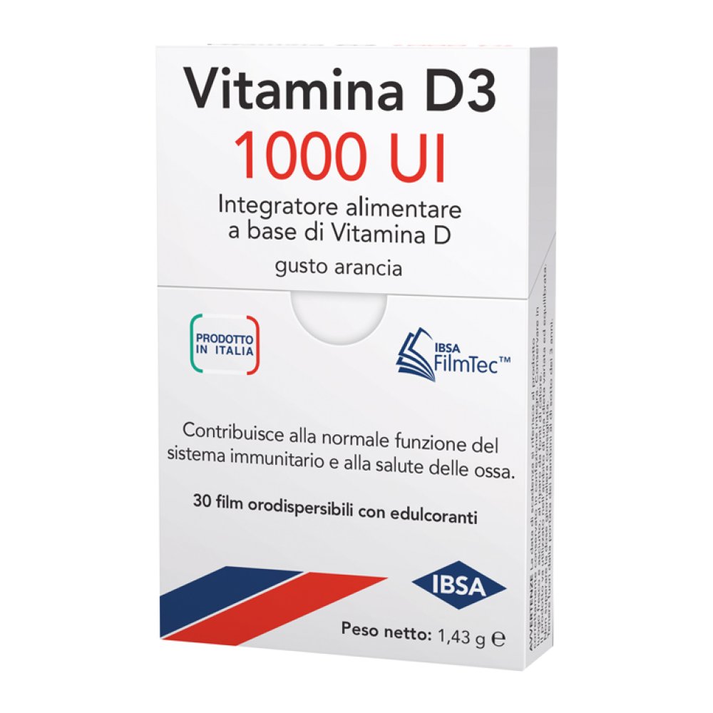 VITAMINA D3 1000 UI 30FILM ORALI ARANCIA