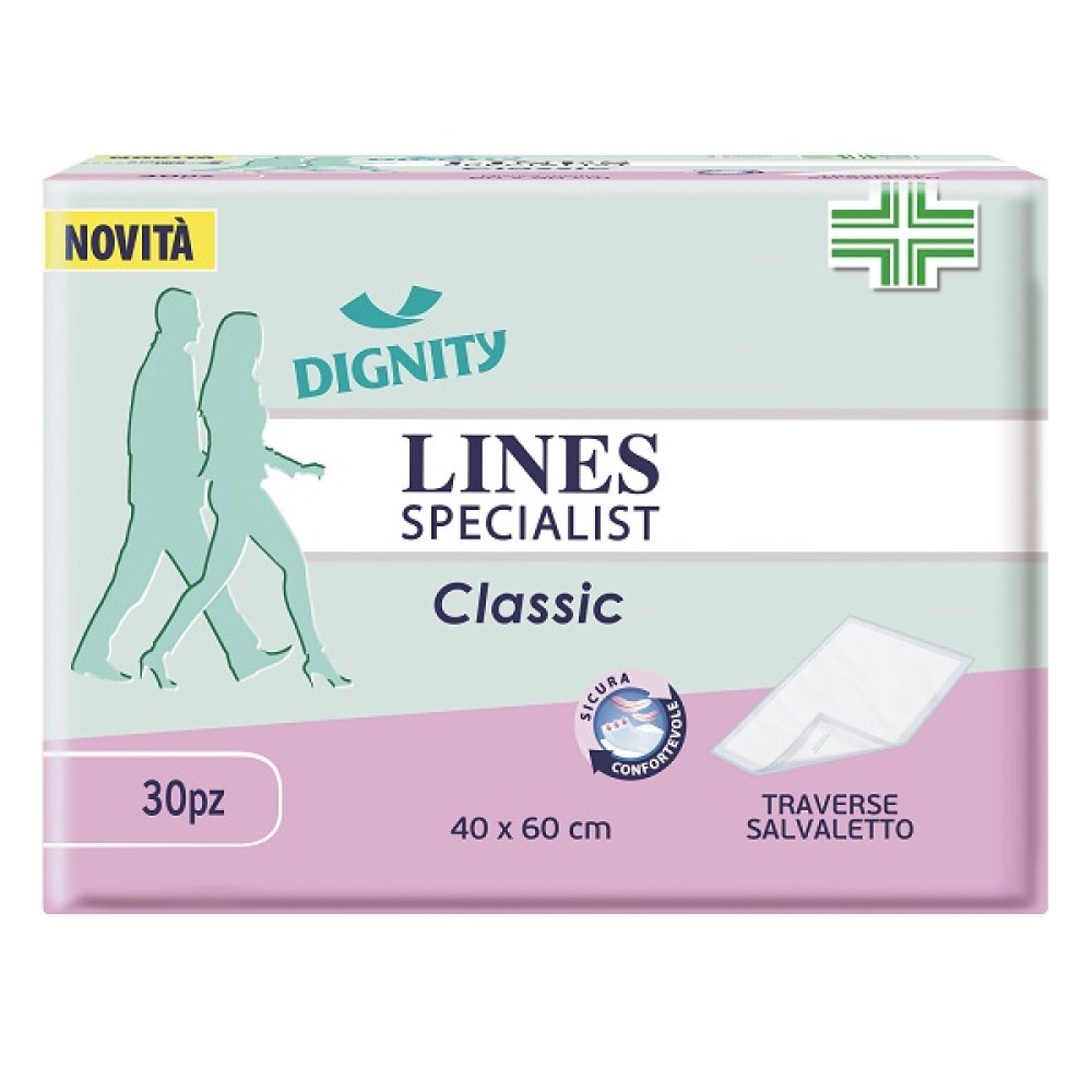 TRAVERSA PER INCONTINENZA LINES SPECIALIST CLASSIC 40X60 CM30 PEZZI