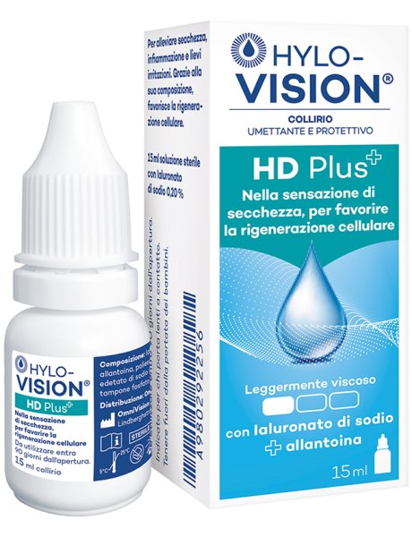 HYLOVISION HD PLUS COLLIRIO UMETTANTE E PROTETTIVO 15 ML